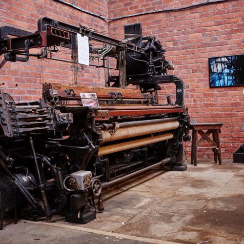 Heritage loom at Sunny Bank Mills