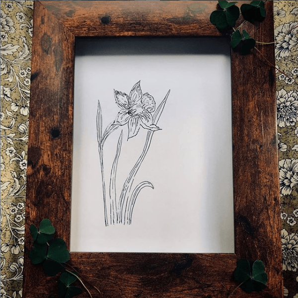 Sarah Weelands handmade photo frame