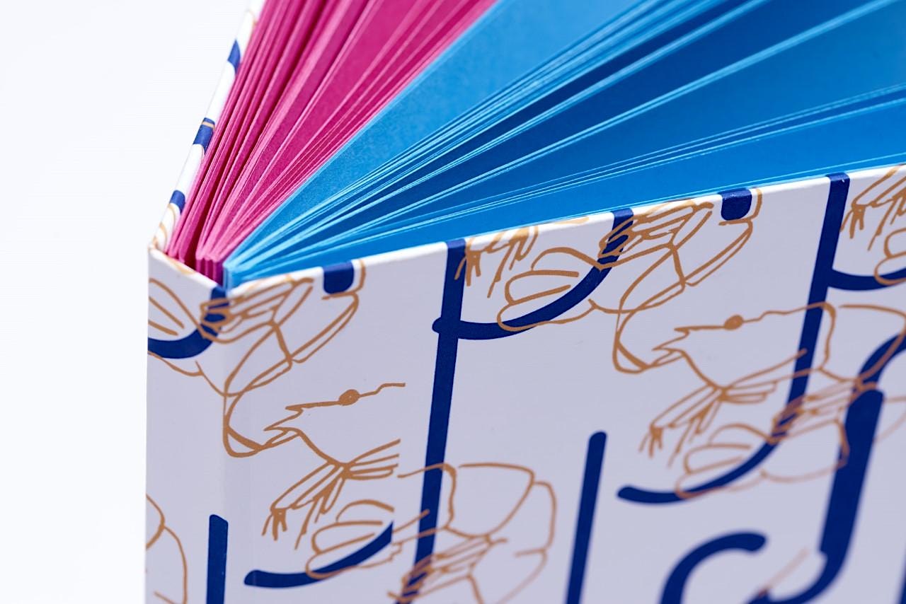 Bookbinding with Knife and Faulkner Print Sunny Bank Mills