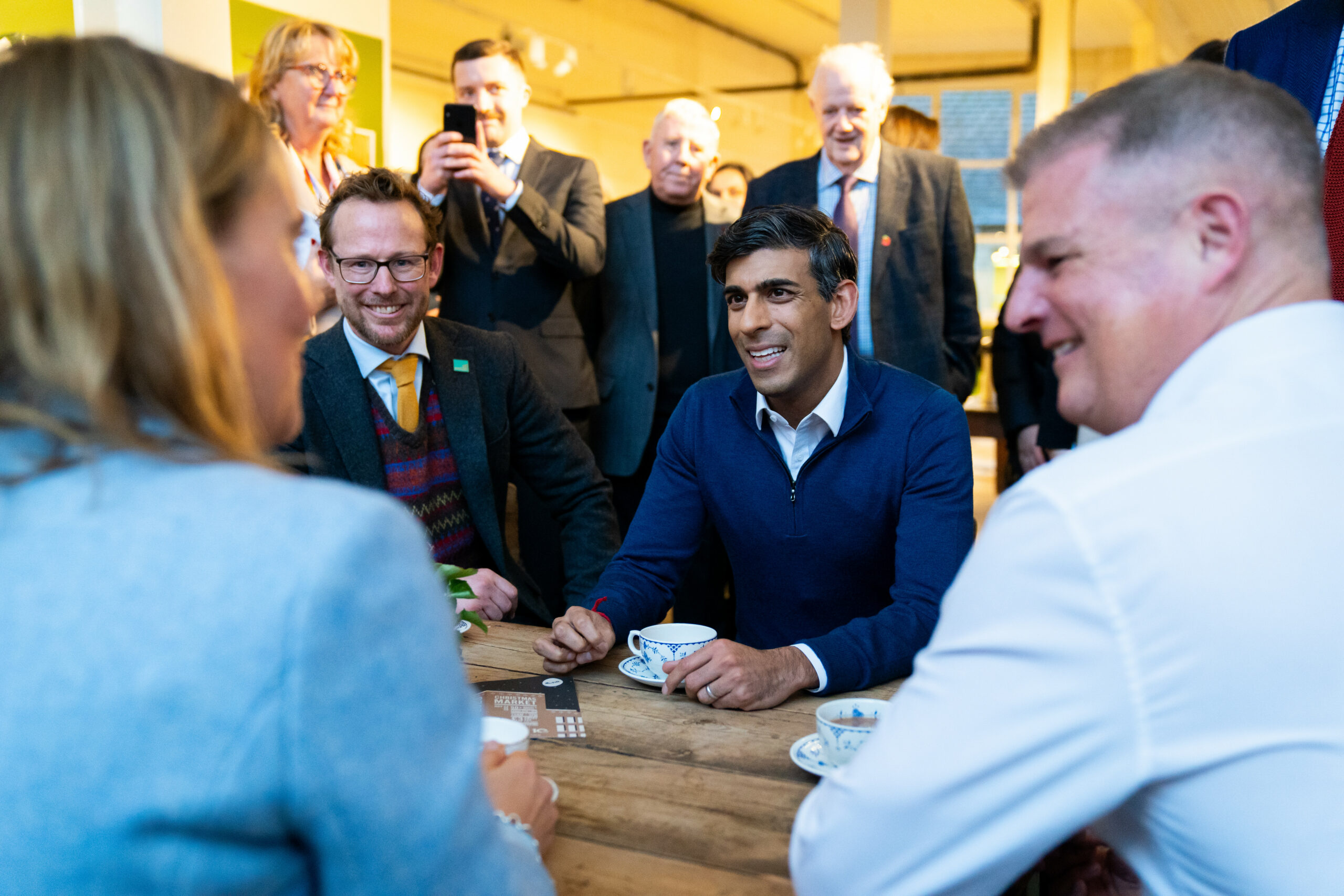 Rishi Sunak at Sunny Bank Mills