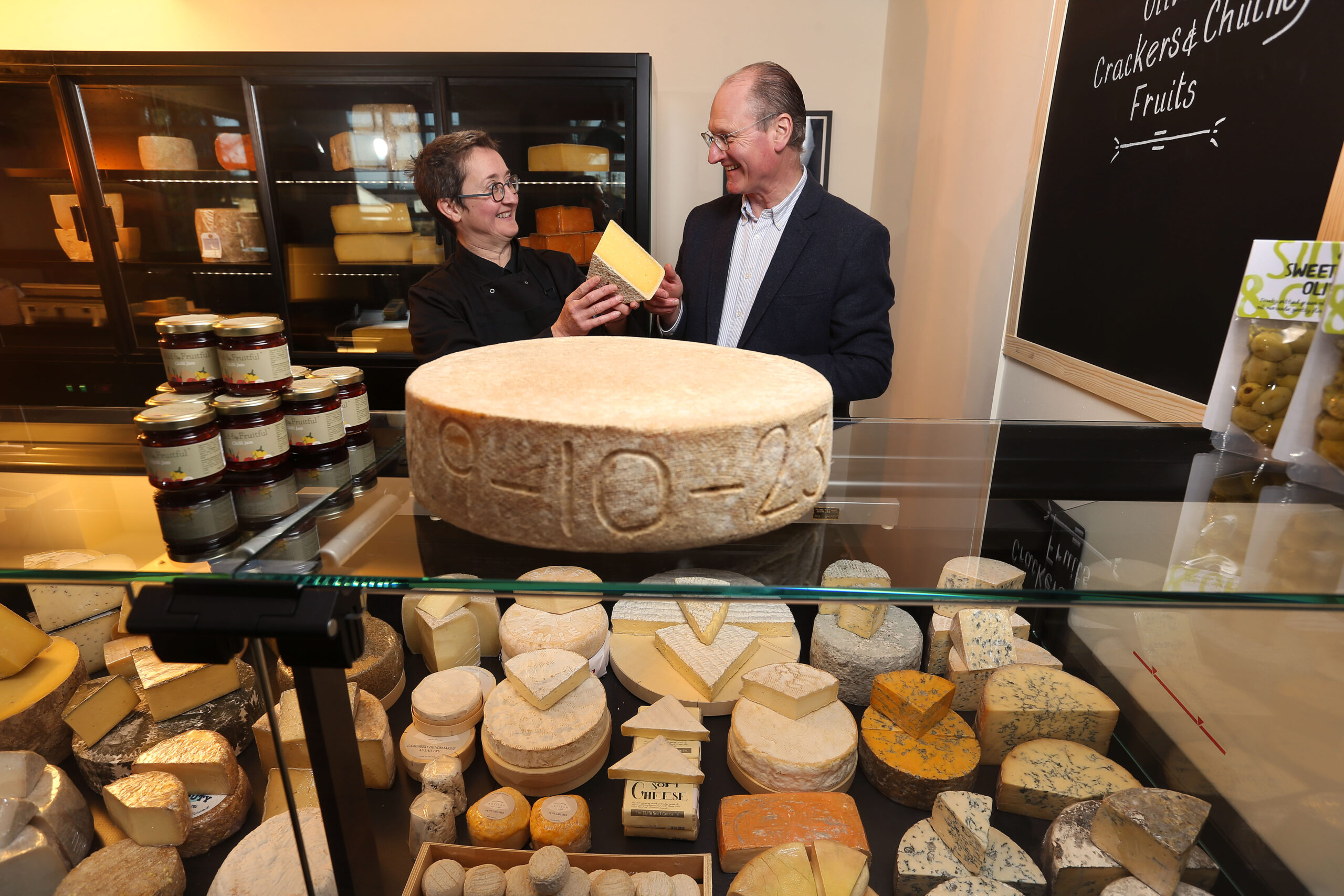 cheese counter at Metz Cheesemonger